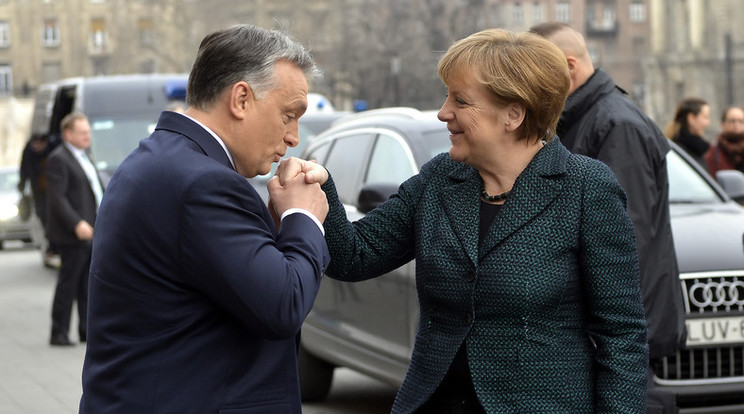 Orbán Viktor és Angela Merkel /Fotó: MTI/ Illyés Tibor
