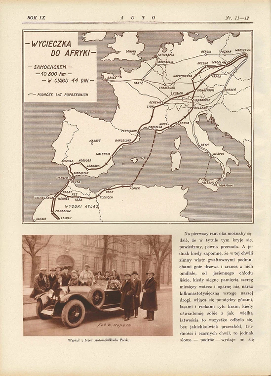 Wycieczka do Afryki w 1930 roku