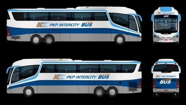 Tak wyglądają autobusy InterCity Bus wożące pasażerów na trasie Warszawa-Białystok, Fot. Intercity