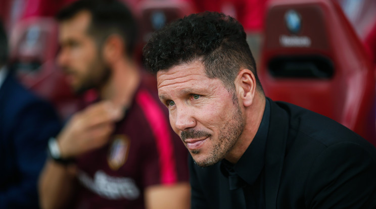 Simeone marad az Atlético Madridnál /Fotó: AFP