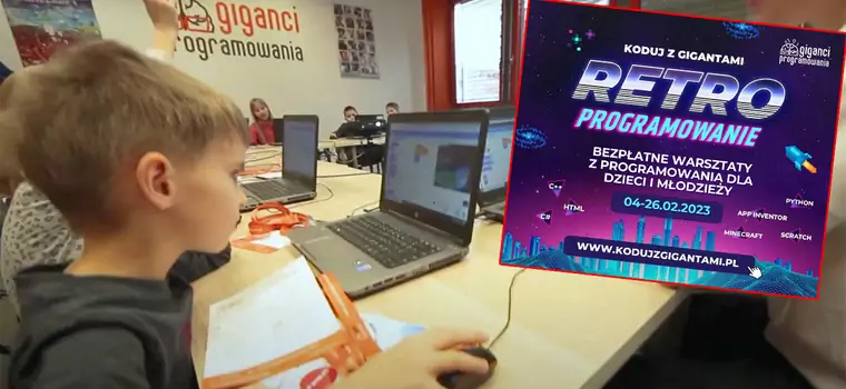 "Koduj z Gigantami": startują bezpłatne warsztaty programowania gier retro dla dzieci i młodzieży