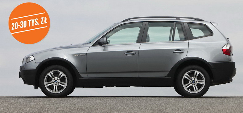 BMW X3 I: polecana wersja 3.0/231 KM; 2005 r.
Cena: 28 800 zł