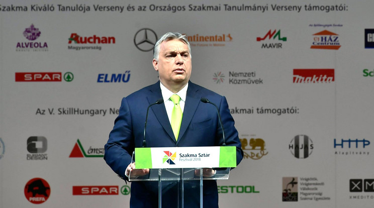 Orbán Viktor a Szakma fesztiválon / MTI Fotó: Szigetváry Zsolt