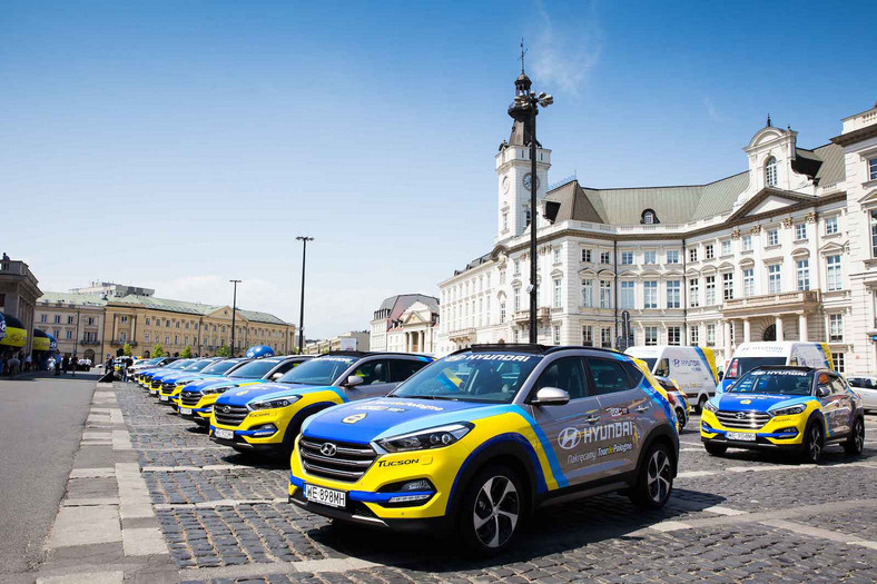 Hyundai przekazał flotę na Tour de Pologne