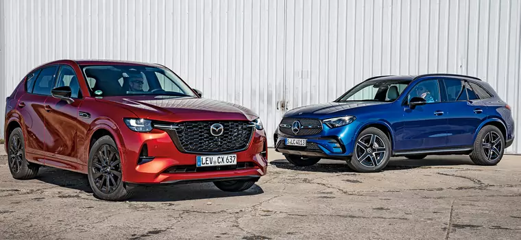 Mazda CX-60 3.3 E-Skyactiv D i Mercedes GLC 300 d przekonują, że diesle nadal są dobre na wszystko