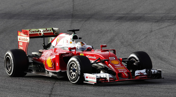 Vettel az új Ferrariban /Fotó: AFP