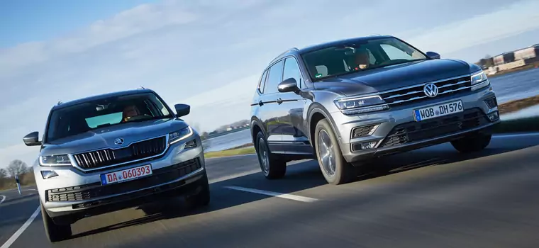 Duży może więcej? Porównanie: Skoda Kodiaq kontra VW Tiguan Allspace