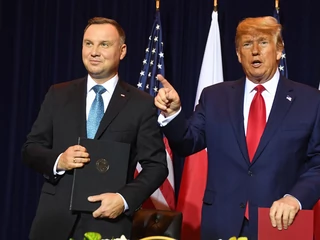 Prezydent USA Donald Trump spotkał się z prezydentem Andrzejem Dudą w Nowym Jorku