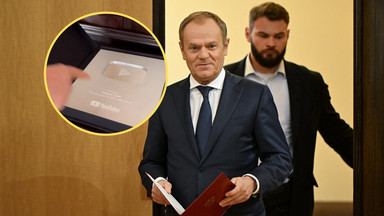 Donald Tusk doceniony przez YouTube'a. Na nagraniu pochwalił się nagrodą