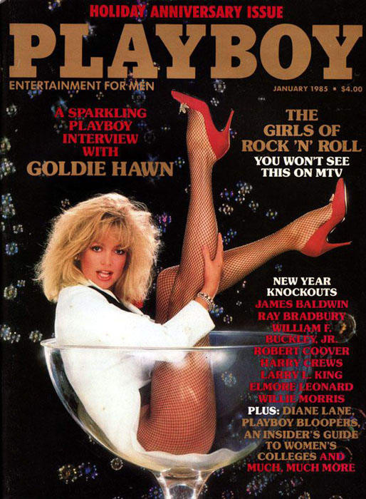 Goldie Hawn na okładce "Playboya"