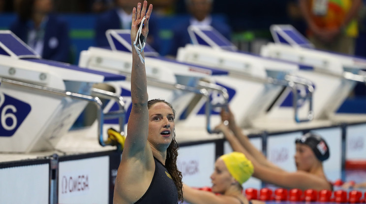 Hosszú Katinka a legjobb idővel elődöntős 200 m vegyesen /Fotó: Europress - Getty Images