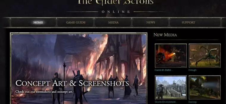 Ruszyła oficjalna strona The Elder Scrolls Online