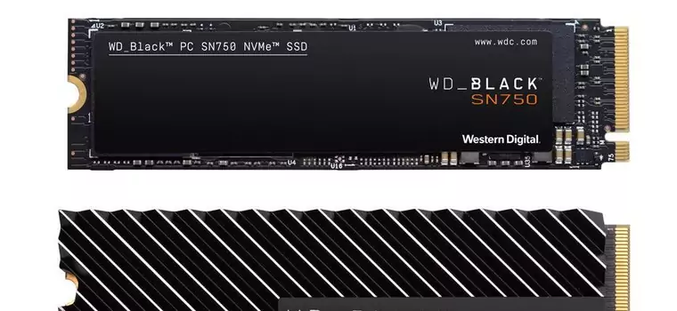 WD Black SN750 – ciekawe nośniki SSD od Western Digital