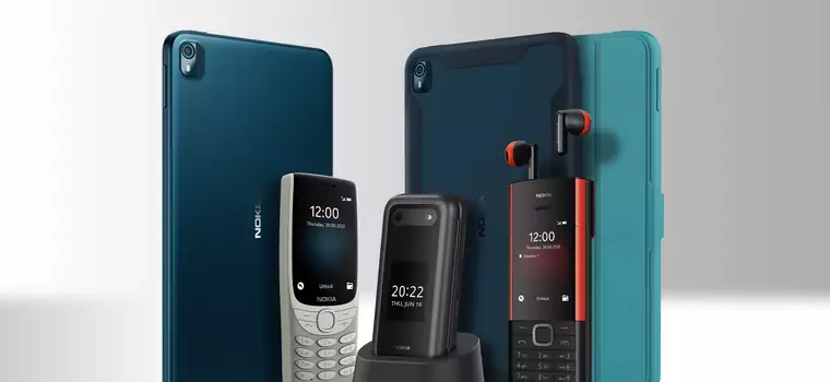 Telefon z klapką i model schowkiem na słuchawki. Nokia pokazała nowe tanie urządzenia