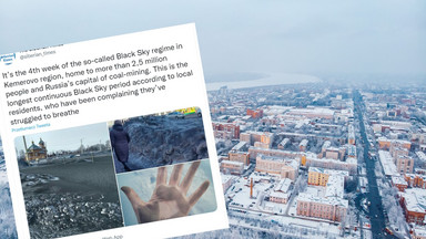 Czarny śnieg na Syberii. Mieszkańcy mają problem z oddychaniem