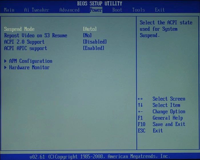 W zakładce Power znajdziecie – nieco ukrytą – sekcję Hardware Monitor