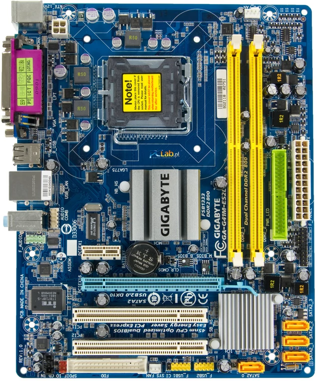 Gigabyte GA-G41M-ES2L (chipset Intel G41/ICH7, cena od 175 złotych) Dostarczył: