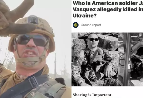 "Znowu zostałem zabity". Amerykański ochotnik walczący z Rosją obala fake newsy