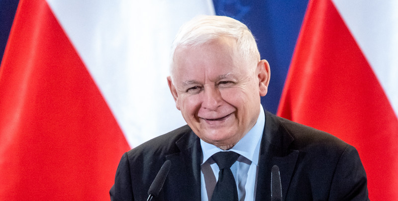 Jarosław Kaczyński o wyborach samorządowych i rodeo. "Utrzymaliśmy się na byku"