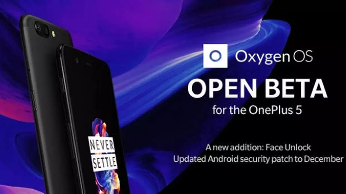 OnePlus 5 dostaje opcję Face Unlock wraz z OxygenOS Beta 3