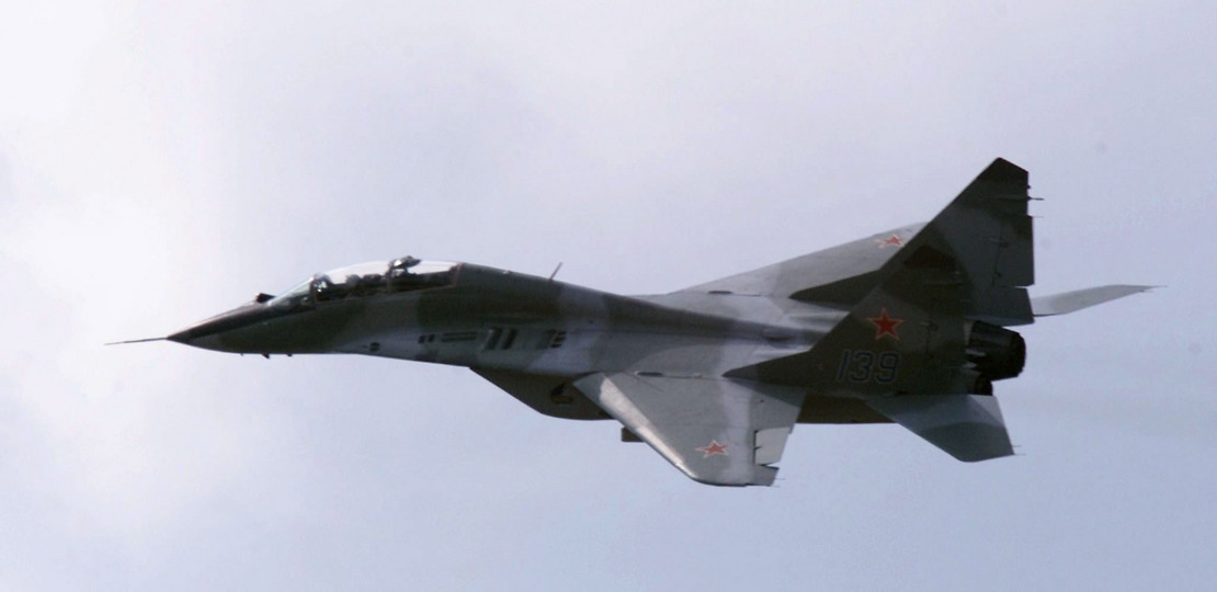 Rosyjski samolot MiG-29, fot. PAP/EPA