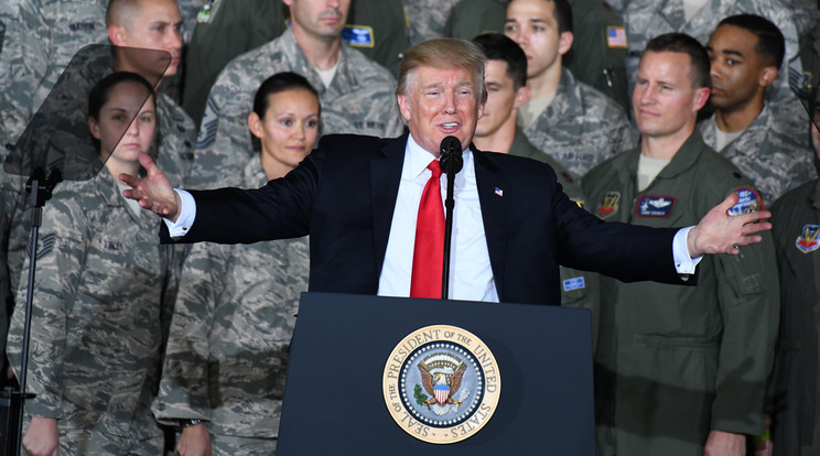 Trump vicces kedvében van /Fotó: AFP