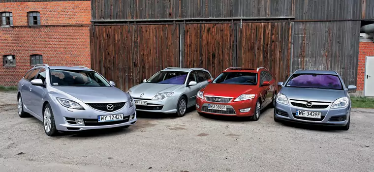 Używane kombi z dieslem dla rodziny: Ford Mondeo kontra Mazda 6, Opel Vectra i Renault Laguna