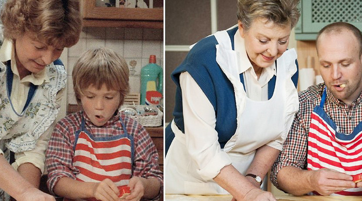 A kis Klausiból
(balra) a felnőtt Klaus Beimer lett
a tévénézők szeme előtt (mellette a sorozatbeli anyja, Marie-
Luise Marjan)
