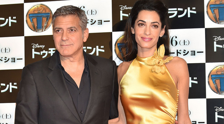 Amal Clooney nagyon elfáradt? /Fotó: Getty Images