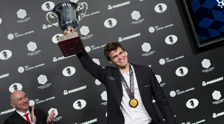 Carlsen megvédte címét / Fotó: AFP