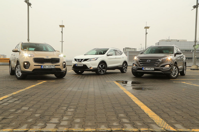 Kia Sportage kontra Nissan Qashqai i Hyundai Tucson - czyli, starcie bestsellerów