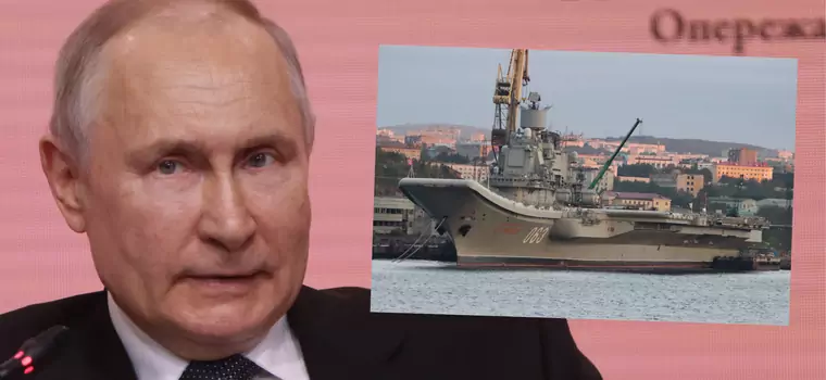 Putin ma tylko jeden taki we flocie. Rosyjski "okręt hańby" szybko nie wypłynie