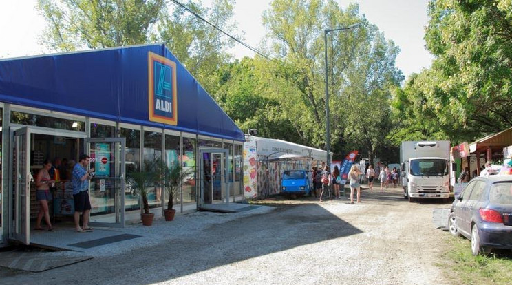 Az ALDI először vesz részt a Szigeten: az áruházlánc egy 300 négyzetméteres üzlettel lesz jelen a fesztiválon /Fotó: ALDI