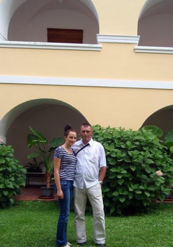 Alekasandra i otac Nedeljko