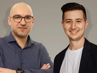 Od lewej: Przemysław Głośny, CEO Useme oraz Adam Weber, CEO Pomelody