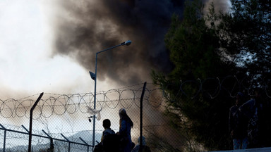 Grecja: imigranci podpalili ośrodek na wyspie Lesbos