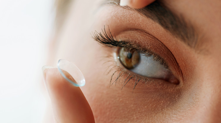 Akinek száraz a szeme, annak legfeljebb néhány 
órán keresztül tanácsos kontaktlencsét viselni /Fotó: Shutterstock