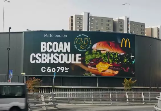 McDonalds zrobił błędy reklamach, by pokazać coś ważnego