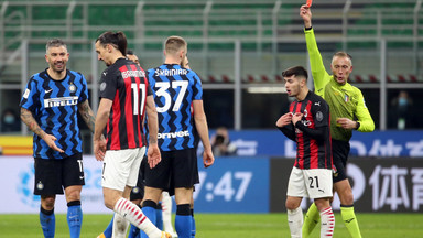 Puchar Włoch: Inter w półfinale kosztem Milanu, Ibrahimovic z czerwoną kartką