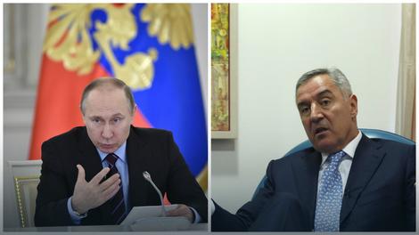 Vladimir Putin i Milo Đukanović u nikad lošijim odnosima
