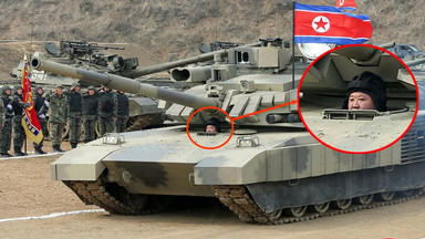 Korea Północna ćwiczy na poligonie. Kim Dzong Un za sterami czołgu