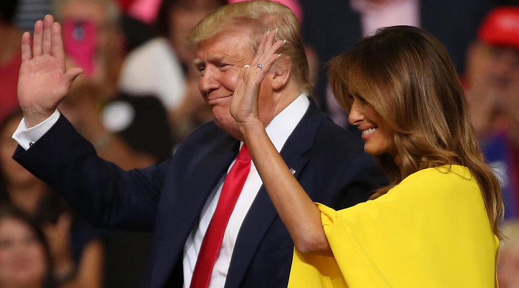 Melania Trumpról egy szobrot készítettek a szülővárosában / Fotó: Northfoto