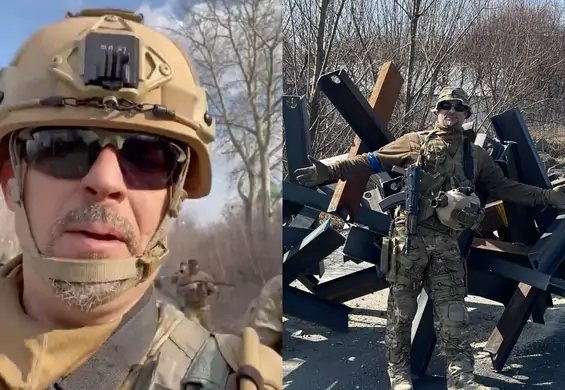 Amerykański ochotnik pokazuje wojnę z Rosjanami. "Właśnie odbiliśmy wioskę"