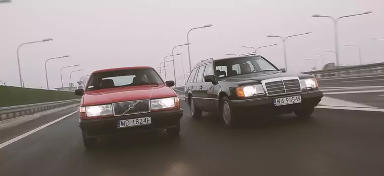 Mercedes S124 kontra Volvo 740 kombi