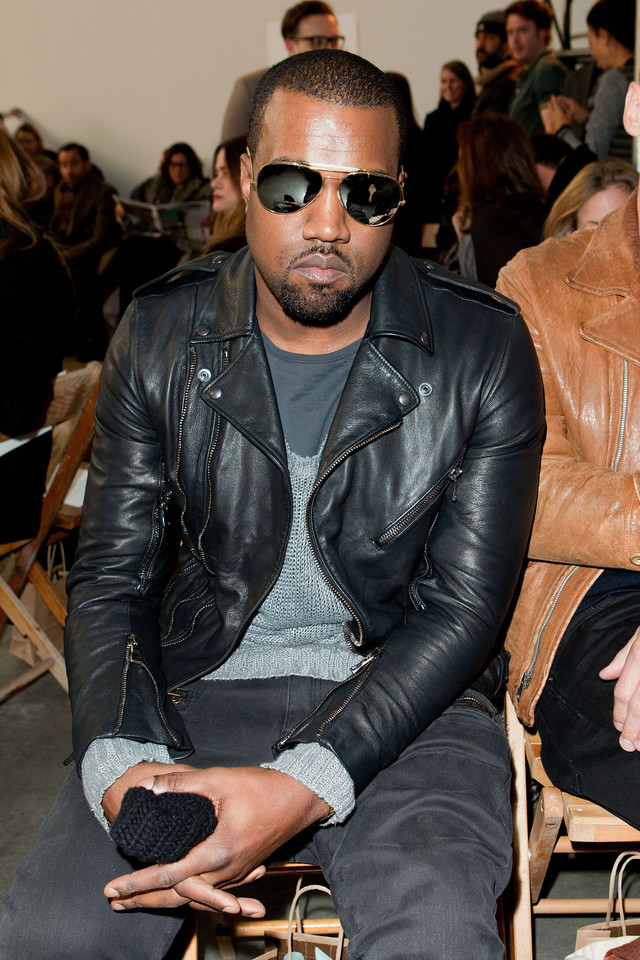 Kanye West na pokazie Rodarte podczas NY Fashion Week