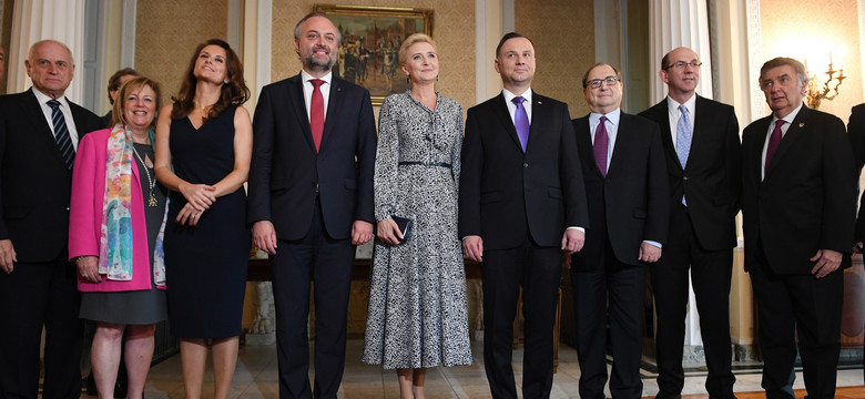Prezydent Andrzej Duda spotkał się z przedstawicielami organizacji żydowskich