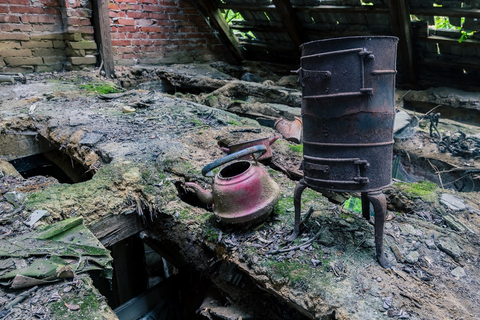 Opuszczona chata w powiecie kaliskim, Wielkopolska