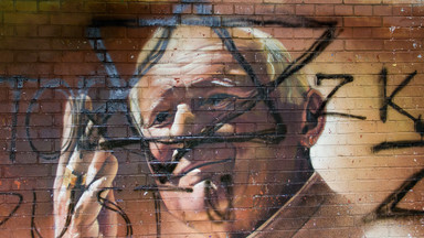 Zdewastowano graffiti przedstawiające Jana Pawła II