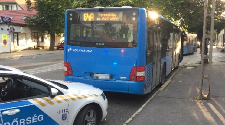 Vita után ütötte le a buszsofőrt egy solymári férfi /Fotó: Police.hu