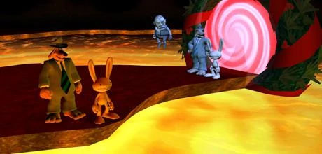 Screen z gry "Sam & Max: Ice Station Santa"